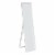Milton Greens Stars Inc Modern Wood Full Length Standing Mirror in White Perspective: front