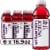 vitaminwater® XXX Acai-Blueberry-Pomegranate Zero Sugar Flavored Bottled Water Beverages Perspective: front