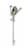 Metal Outdoor Decorative Garden Stake Watering Can Birdhouse Yard Decor Art Perspective: front