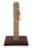 SmartyKat Simply Scratcher Scratching Post with Feather Toy for Cats - Seagrass Perspective: front