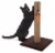 SmartyKat Simply Scratcher Scratching Post with Feather Toy for Cats - Jute Perspective: front