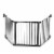 KidCo Custom Fit Auto Closing ConfigureGate Baby Gate with 24 Inch Door, Black Perspective: front