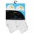 GOLDTOE® Men's Cotton Sport Quarter Socks - White Perspective: front