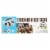 1.59oz-9ct CHOCOLATE ALMOND SEA SALT COMPLETE COOKIEFIED BAR Perspective: front