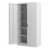 Aobabo 72 Inch Rolling Locking Storage Cabinet with Adjustable Shelves, Gray Perspective: front