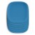 TarHong Square Wheat Poly Propylene Plates - Blue Perspective: front