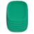 TarHong Square Wheat Poly Propylene Plates - Green Perspective: front