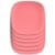 TarHong Square Wheat Poly Propylene Plates - Coral Perspective: front