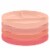 TarHong Wheat Poly Propylene Divided Plates - Coral Perspective: front