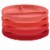 TarHong Wheat Poly Propylene Divided Plates - Red Perspective: front