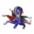 7 In Multicolor Blown Glass Octopus Paperweight Figurine Home Decor Sculpture Perspective: front