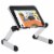 RAINBEAN Aluminum Adjustable and Foldable Portable Desk Book Holder in Black Perspective: front