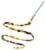 3-Pack Rainbow Cat Dancer-Cat Charmer Wand,Teaser-Cat & Kitten Toy! Perspective: front
