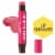 Burt's Bees Natural Origin Moisturizing Rhubarb Lip Shimmer Tube Perspective: front