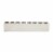 Luxury Living 8-Hole Wooden Sugar Mold Candle Holder in White Distressed Perspective: front
