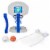 SwimWays 2-In-1 Volleyball and Basketball Swimming Poolside Water Game Set Perspective: front