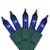 GKI/Bethlehem Lighting 50-Count Blue Perm-O-Snap Mini Christmas Light Set, 24.75ft Green Wire Perspective: front
