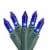 GKI/Bethlehem Lighting 100-Count Blue Mini Christmas Light Set, 45.5ft Green Wire Perspective: front