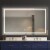ExBrite 60  W x 36  H Led Bathroom Mirror Illuminated LED Wall Mirror Perspective: front