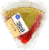 Strawberry Rhubarb Pie Slice Perspective: front