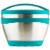 Kid Basix Safe Bowl,Reusable Stainless Steel Thermos Container 4 Food Storage,Teal,16 Oz Bowl Perspective: front