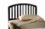 Hillsdale Carolina Headboard - Twin - w/Rails - Black Perspective: front
