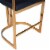 Butler Specialty Clarence Faux Leather 24 Counter Stool in Gold and Black Perspective: front
