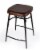 Butler Arlington 26  Square Leather Counter Stool Perspective: front