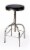 Butler Clyde Black Leather Adjustable Bar Stool Perspective: front