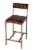 Butler Houston 24  Leather Counter Stool Perspective: front