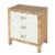 Butler Corfu 3 Drawer Natural Raffia Chest Perspective: front