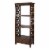Butler Specialty Company, Lorena 30 W 3- Tier Etagere with Storage Drawer, Brown Perspective: front