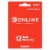Nintendo  eShop Online 12 Month Preloaded Card Perspective: front