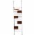 9FT Adjustable Multi-Level Cat Climber Climbing Tree Tower Scratcher Post Steps Perspective: front