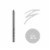 NYX Professional Makeup Epic Wear Eyeliner Stick 01 Silver Lining Perspective: front