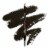 NYX Professional Makeup Powder Louder Brow Pencil 09 Black Perspective: front