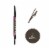 NYX Professional Makeup Blade and Shade Nano Brow Pencil 07 Ash Brown Perspective: front