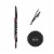 NYX Professional Makeup Blade and Shade Nano Brow Pencil 12 Black Perspective: front