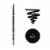 NYX Professional Makeup Micro Brow Pencil 8 Black Perspective: front