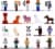 Minecraft Nano Metalfigs 20 Pack Wave 3 | 1.65 Inch Die-Cast Metal Figures Perspective: front
