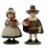 Thanksgiving Pilgrim Kids Polyresin Pumpkin Apples Td6064 Perspective: front