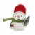 Christmas Stocking Cap Snowman Paper Pulp Bottle Brush Tree Carrot Nose Ma0406 Perspective: front