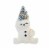 Christmas Pastel Candy Cane Snowman Tree Polyresin Bottle Brush Tree Tl1356 Perspective: front