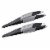 Barbasol CBG1-7006-TRP Slant and Pointed Tweezer Set Perspective: front