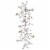 Aluminum Branch Wall Sculpture ,Silver- Saltoro Sherpi Perspective: front