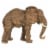 13 Inch Accent Decor, Walking Elephant Design, Natural Brown- Saltoro Sherpi Perspective: front