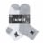 Hurley Mens Quarter Crew Socks Perspective: front
