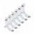 Hurley Mens Crew Socks Multipack - White Perspective: front