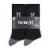 Hurley Mens Crew Socks - Black Perspective: front
