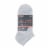 Skechers Active™ Super Soft Low Cut Socks - Gray/Black Perspective: front